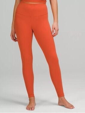 SAVVI High-Rise Orange Performance Leggings